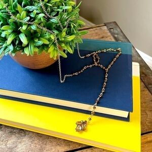 NWT Hudson Moon Brown Costume Necklace